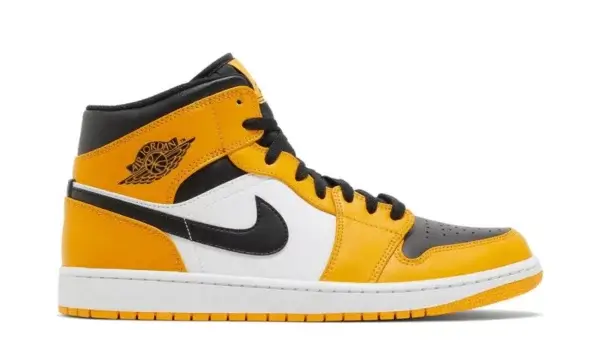Air Jordan 1 Mid Reverse Yellow Toe Taxi