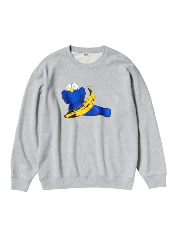 KAWS x Uniqlo Andy Warhol Crewneck Banana
