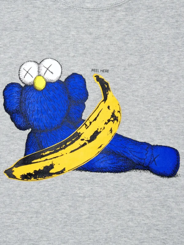 KAWS x Uniqlo Andy Warhol Crewneck Banana