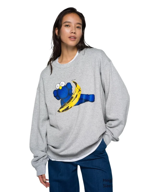 KAWS x Uniqlo Andy Warhol Crewneck Banana