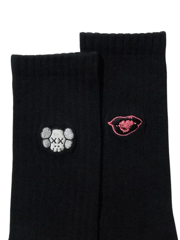 KAWS x Uniqlo Andy Warhol Socks Banana Black