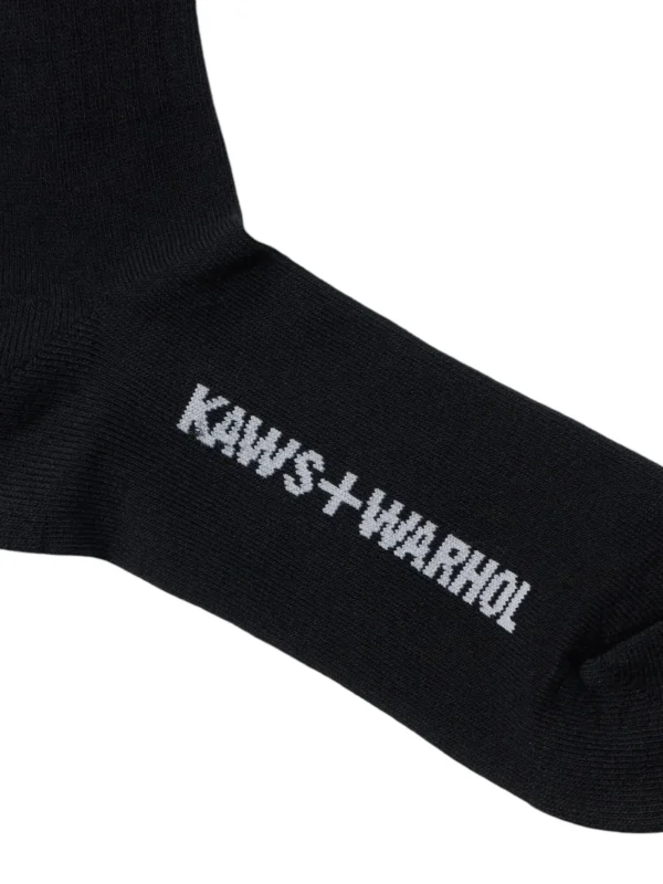 KAWS x Uniqlo Andy Warhol Socks Banana Black