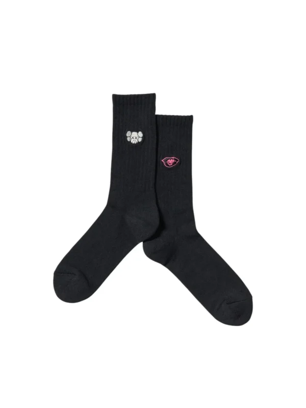 KAWS x Uniqlo Andy Warhol Socks Banana Black