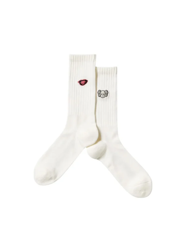 KAWS x Uniqlo Andy Warhol Socks Banana White